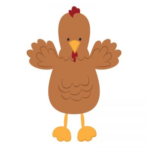 Don't Be a Chicken Name Badge